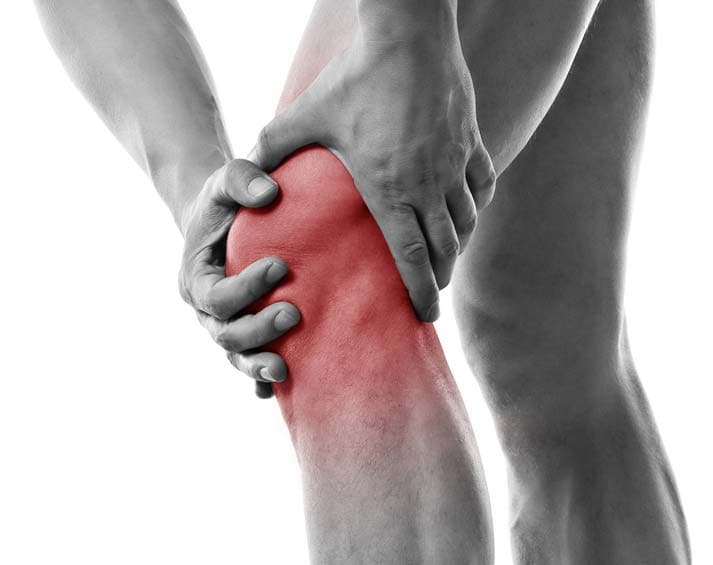 Gelenkschmerzen am Knie durch Elektrosmog