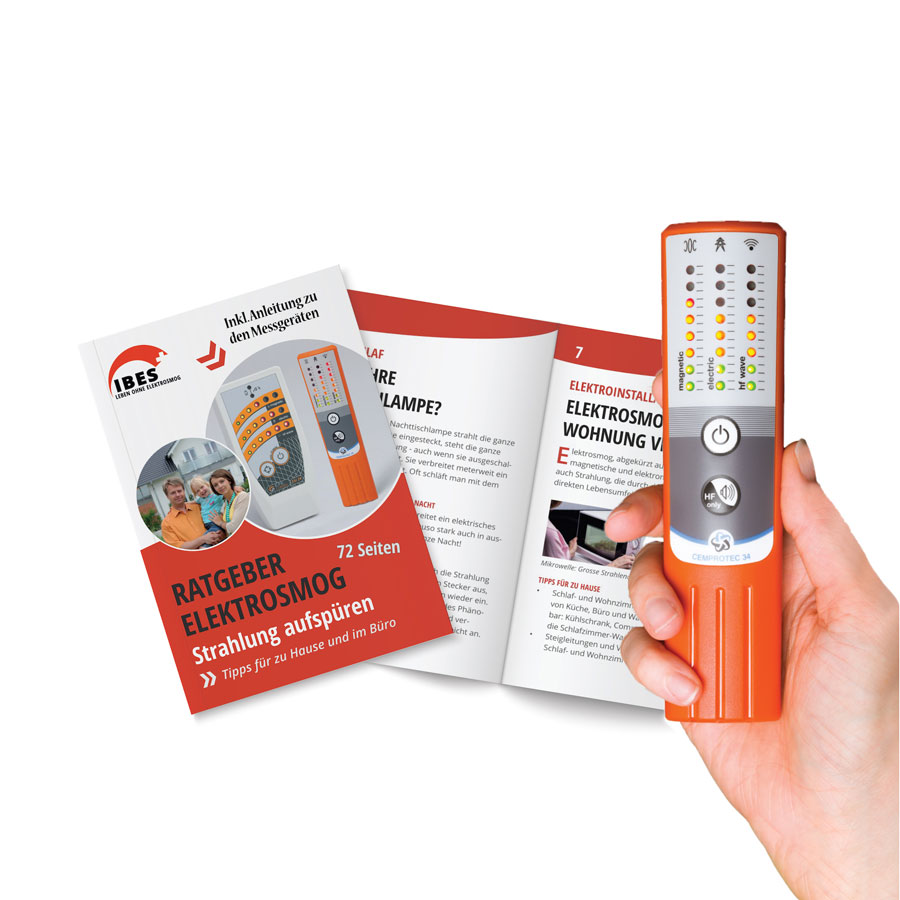 Cemprotec34 in der Hand eines Anwenders.